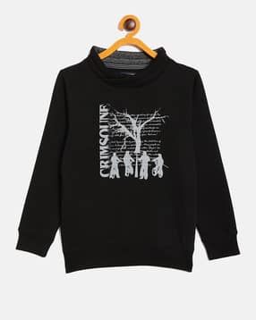 crimsoune club Abstract High Neck Sweatshirt-picture-15