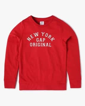 Girls Brand Print Relaxed Fit Sweatshirt-image-15