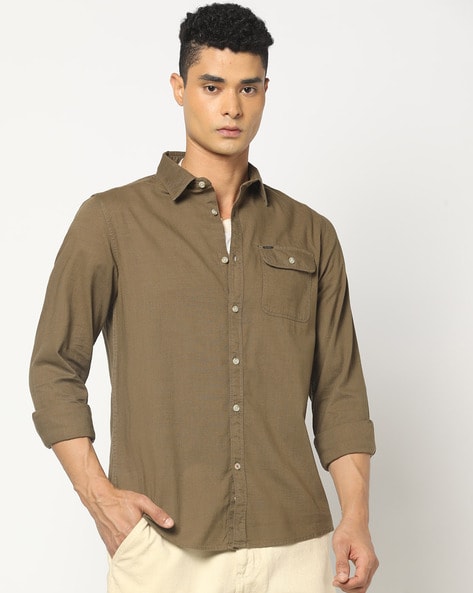 Lee Cooper Men Regular Fit Shirt