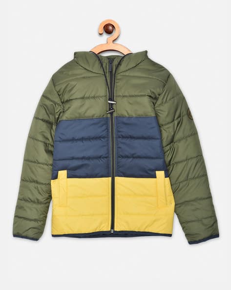 Colourblock Hoodie Jacket - Main Image