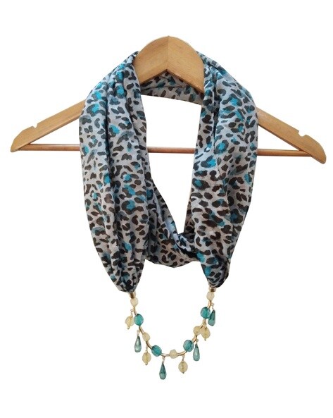 Printed Scarf with Fancy Jewellery Price in India