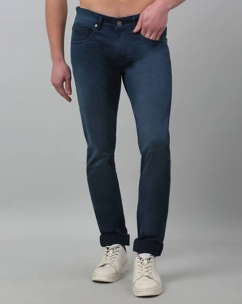 Men Jeans with 5-Pocket Styling