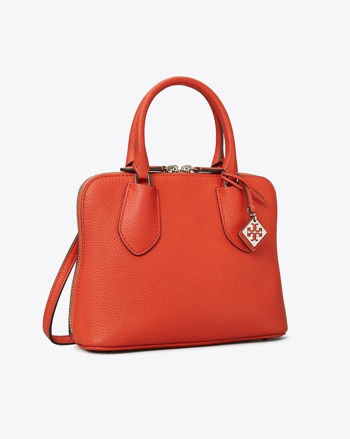 TORY LEATHER　mini Buy Tory Burch Mini Pebbled Swing Bag | Red Color Women