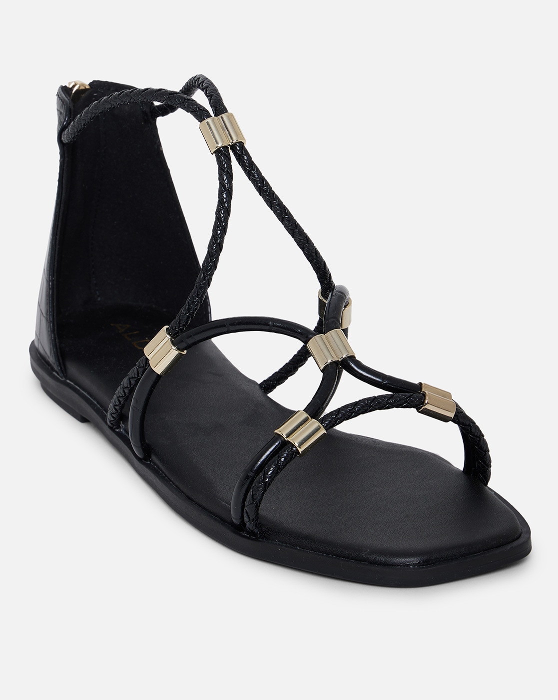 Aldo gold gladiator sandals online