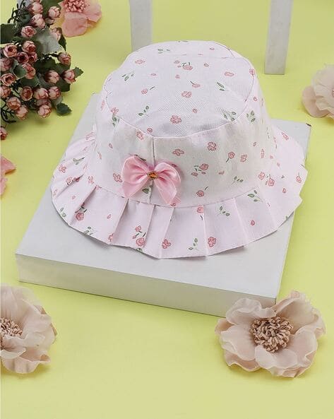 Buy Pink Caps & Hats for Infants by PASSION PETALS Online | Ajio.com