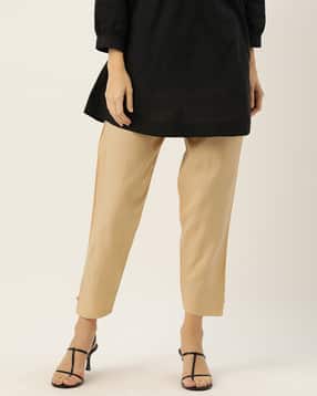 Women Flat Front Straight Fit Pants-image-33