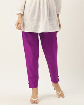ms lingies Women Flat Front Straight Fit Pants-picture-11