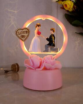 Love Couple Statue with LED Light