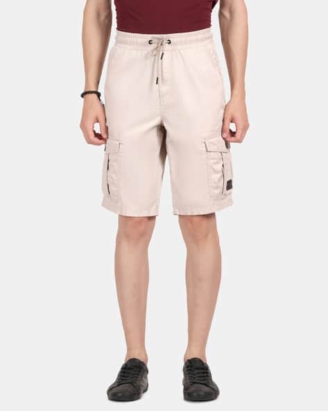 Men Regular Fit Cotton Cargo Shorts