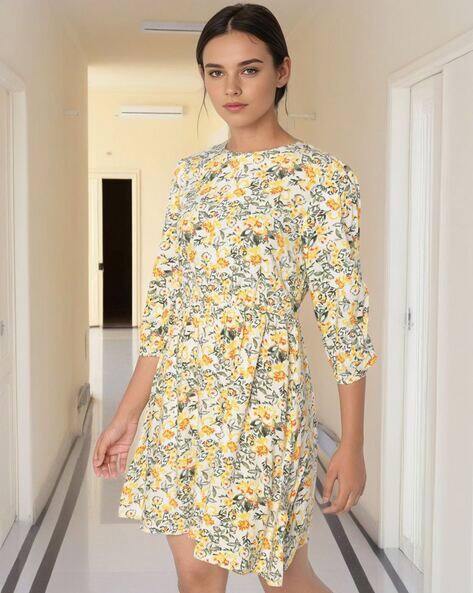 ISCENERY BY VERO MODA Runi Floral Print Skater Dress