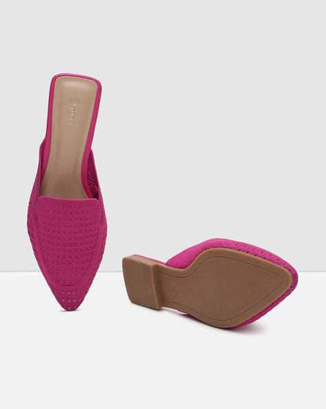 Pointed-Toe Slip-On Mules - Main Image