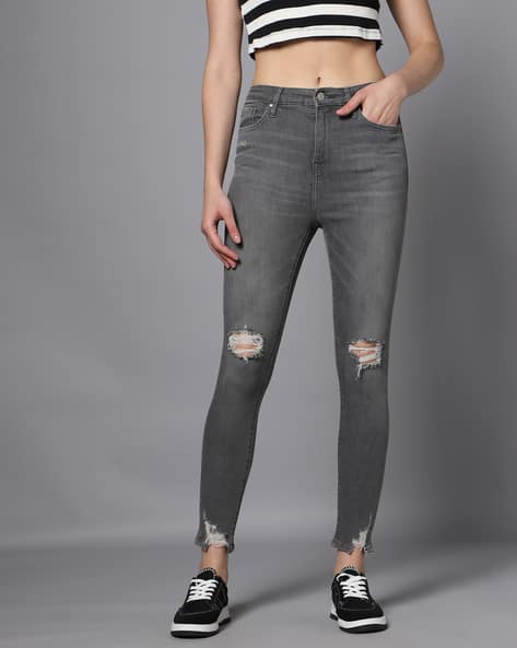 Buy Grey Jeans Jeggings for Women by SPYKAR Online