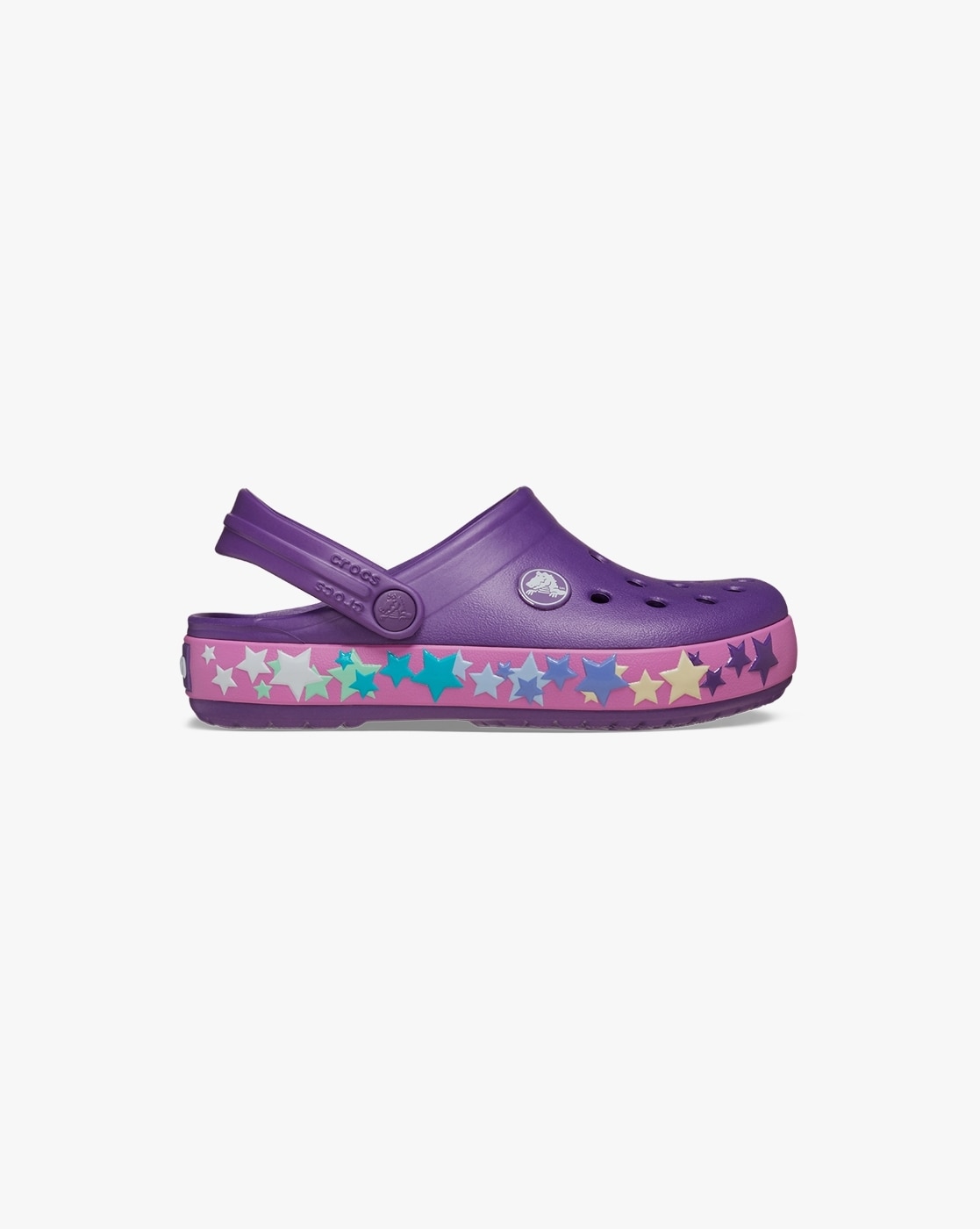 Girls purple crocs deals