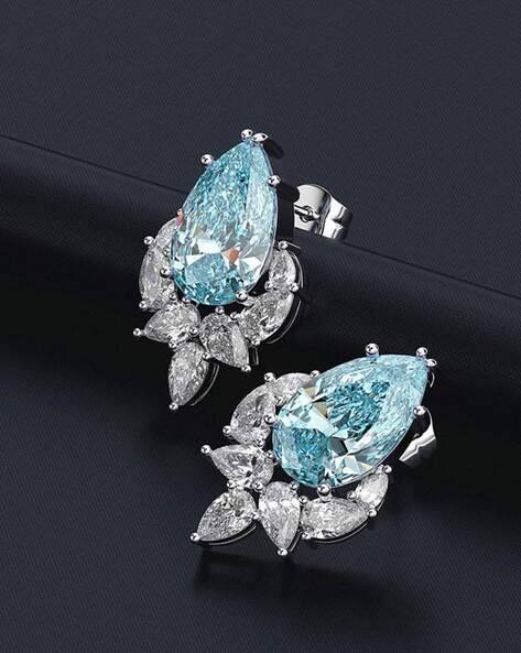 Jewels galaxy Women American Diamond-Studded Earrings