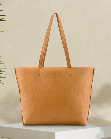 FASTRACK — Women Logo Embossed Tote Bag