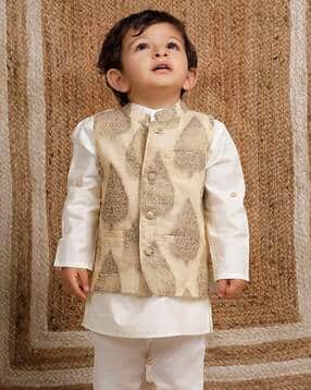 tjori Boy Printed Front Open Jacket-picture-40