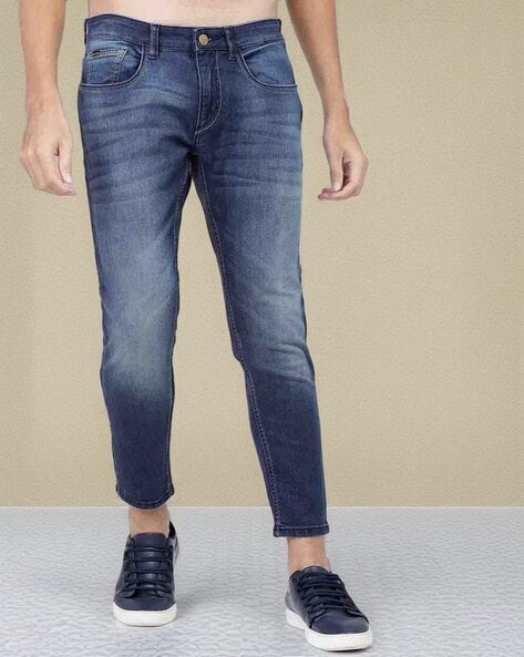 Lightly Washed Slim Fit Jeans