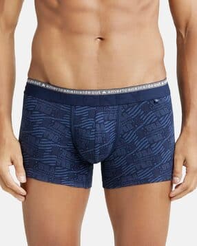 US63 Combed Cotton Elastane Trunk with Ultrasoft Waistband