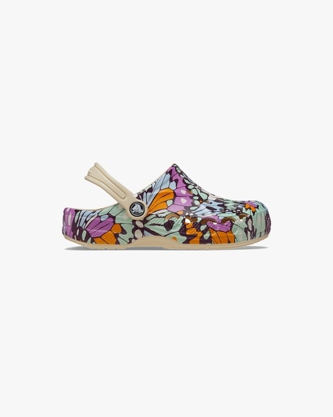 Crocs Baya Printed Sling-Back Clogs