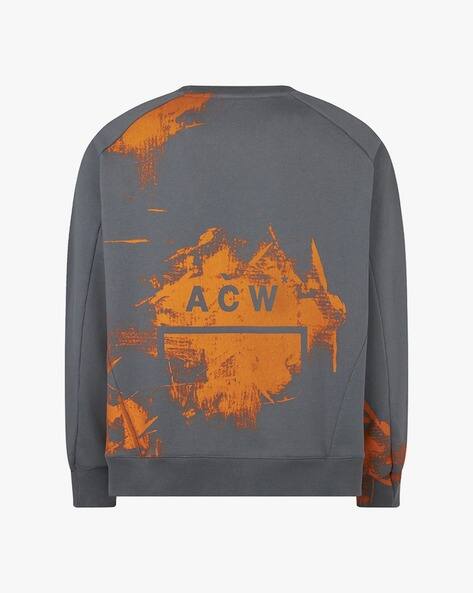 Buy A COLD WALL Brushstroke Cotton Regular Fit Sweatshirt | Slate 