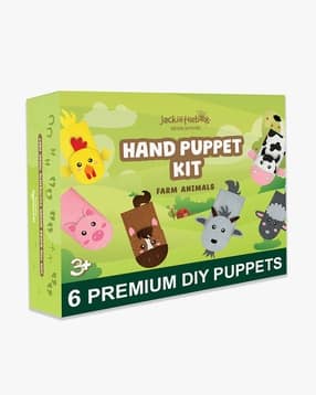 jack in the box Hand Puppet Farm Animal DIY Arts & Craft Kit-picture-14