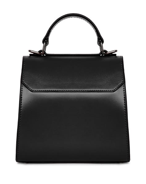 Top Handle Structured Shoulder Bag