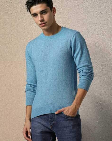 Buda Jeans Co Crew-Neck Pullover with Ribbed Hem