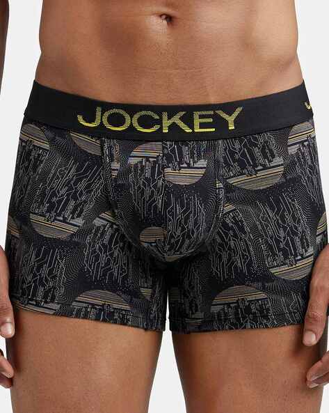 FP23 Super Combed Cotton Elastane Stretch Printed Trunk with Ultrasoft Waistband