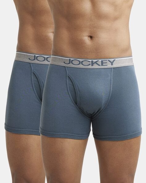 8009 Super Combed Cotton Rib Boxer Brief with Ultrasoft Waistband