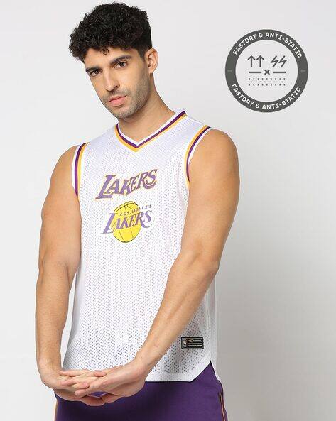 Men NBA Lakers Sleeveless T-Shirt