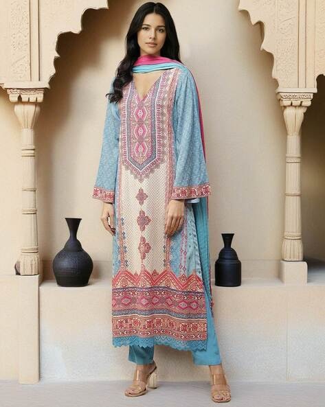 Buy Turquoise Kurta Suit Sets for Women by Aarke Ritu Kumar Online