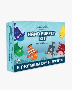 jack in the box Hand Puppet Sea Animal DIY Arts & Craft Kit-picture-33