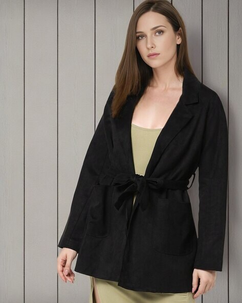 Buy Black Jackets & Coats for Women by Fyre Rose Online