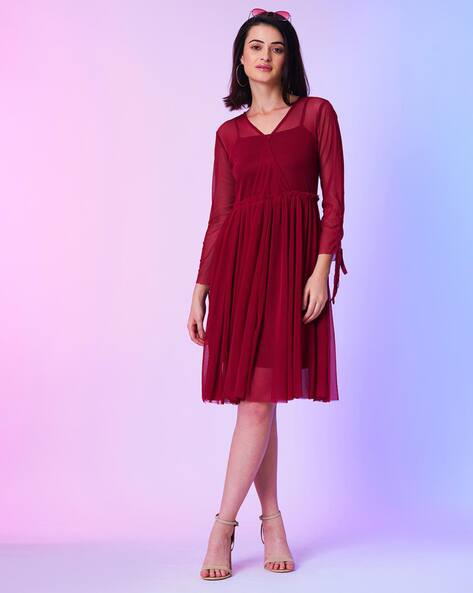 princess polly baby blue dress Maroon Women Maxi Dresses