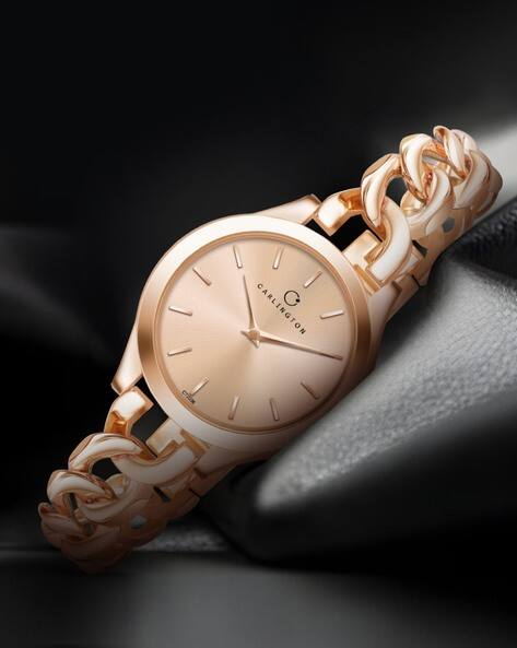 Carlington Analogue Watch with Deployant