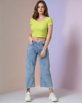 Buy Blue Jeans & Jeggings for Women by Fyre Rose Online