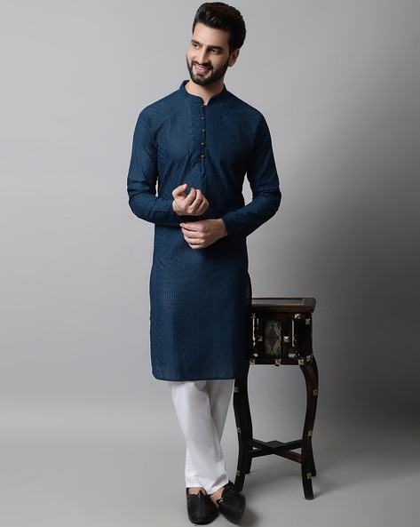 Men Embroidery Long Kurta