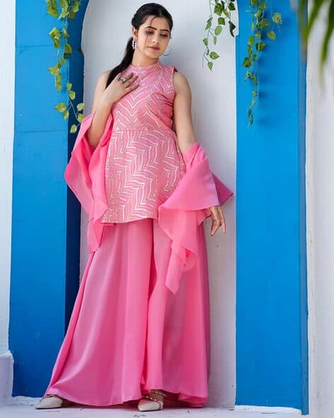 Buy Pink Kurta Suit Sets for Women by Sashay Boutique Online