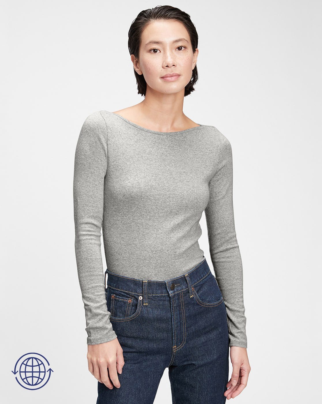 Heathered Slim Fit Crew-Neck T-Shirt