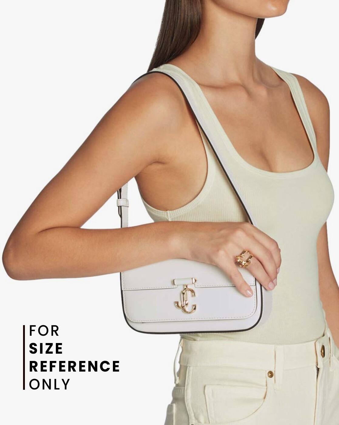 Buy Jimmy Choo Avenue Mini Shoulder Bag | White Color Women | AJIO
