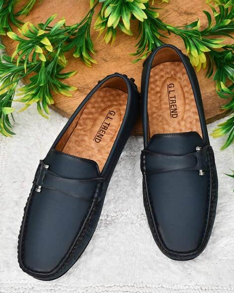 Men Slip-On Loafers with Flat Heels