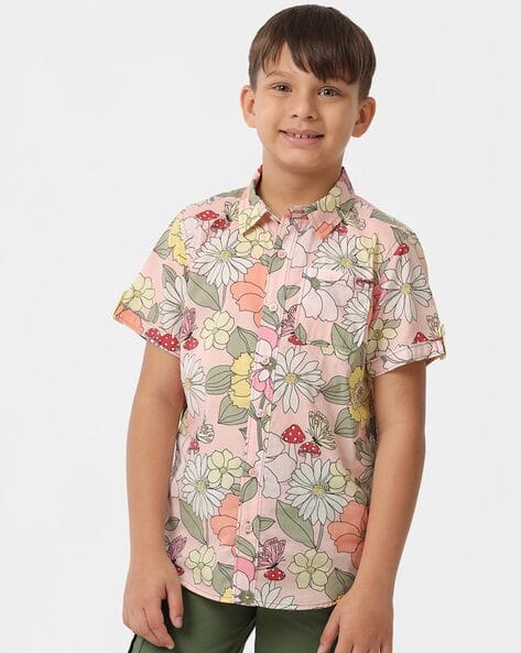 Buy Multicoloured Shirts for Boys by Kate Oscar Online
