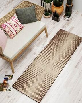 bianca Geometric Print Anitskid Rectangular Carpet 5'x 2'-picture-28