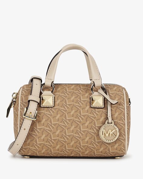 Michael store Kors Grayson Vanilla/Tan Duffle