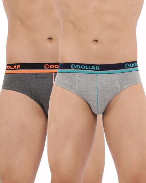 Buy Dollar Bigboss Multicolored Cotton Regular Fit Briefs for Mens