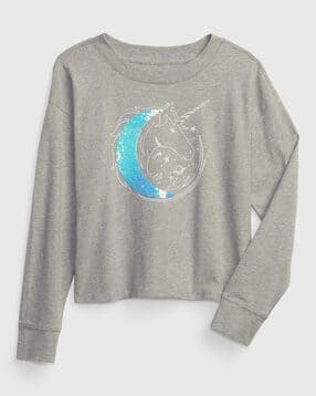 gap kids Embellished Round-Neck T-Shirt-picture-51