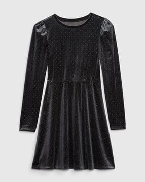 gap kids Micro Print A-Line Dress-picture-50