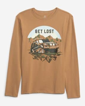 gap kids Get Lost Graphic Print Crew-Neck T-Shirt-picture-11