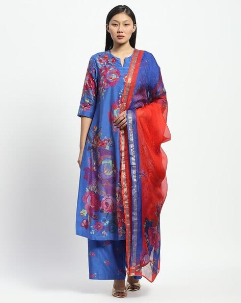 SATYA PAUL Laila Sings the Blues Kurta Bottom Dupatta Set