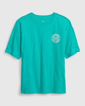 gap kids Round-Neck T-Shirt with Logo Print-picture-49